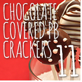 chocolate covered peanut butter crackers