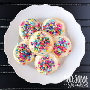 The Most Awesome Ever Sugar Cookies by Awesome with Sprinkles