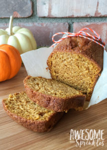 The Best Ever (Starbucks Copycat) Pumpkin Spice Loaf | Awesome with Sprinkles