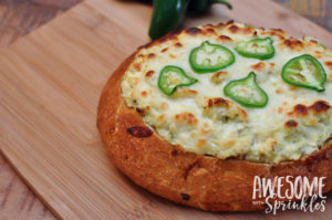 Spicy Jalapeño Artichoke Dip | Awesome with Sprinkles