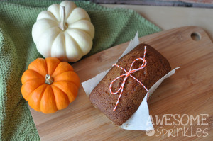 Pumpkin Spice Loaf | Awesome with Sprinkles