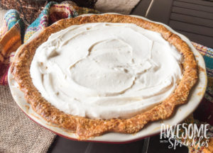 Toasted Coconut Pumpkin Pie | Awesome with Sprinkles