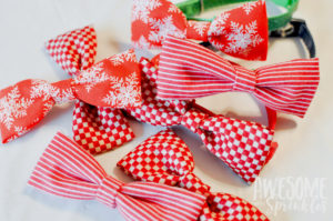 No-Sew Pet Collar Bow Ties | Awesome with Sprinkles