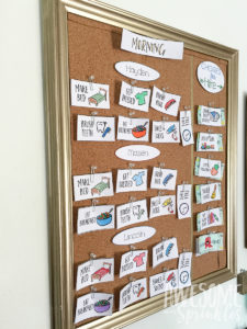 Back-To-School Routine Board | Awesome with Sprinkles