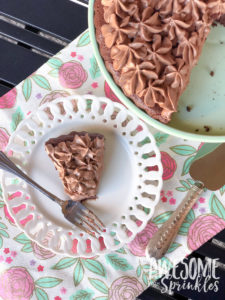 Flourless Chocolate Cake with Nutella Mousse | Awesome with Sprinkles