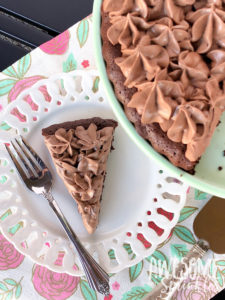 Flourless Chocolate Cake with Nutella Mousse | Awesome with Sprinkles