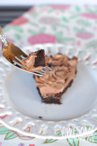 Flourless Chocolate Cake with Nutella Mousse | Awesome with Sprinkles