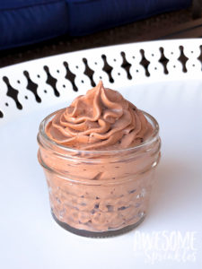 Easy Nutella Mousse | Awesome with Sprinkles